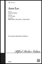 Aura Lee TTBB choral sheet music cover